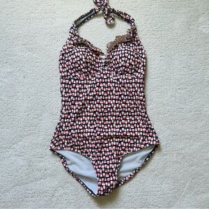 Boden Halter One Piece Swimsuit - Size 8